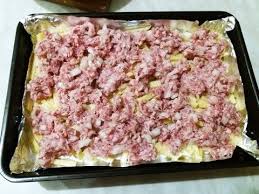 как приготовить мясо по французски из фарша в духовке Kak Zapech Kartofel S Farshem V Duhovke Bystrym Sposobom Po Francuzski Farshirovannyj S Gribami S Ovoshami Pod Syrom V Vide Zap Eda Kulinariya Idei Dlya Blyud