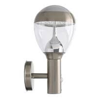 Aleigha outdoor sconce with motion sensor. Zipcode Design Aleigha Silver 41cm H Glass Outdoor Armed Sconce Reviews Wayfair Co Uk