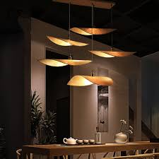 Modern car park on steel structure ceiling bamboo. New Chinese Zen Teahouse Chandelier Antique Japanese Thailand Wooden Lustre Pendant Lamp Chinese Modern Bamboo Lighting Fixtures Pendant Lights Aliexpress