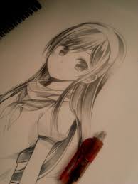 Nice pencil drawing anime sketch cute drawings anime artwork. Anime Girl Drawings In Pencil Manga Expert