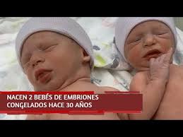 Mellizos rompen peculiar récord por su nacimiento; los embriones fueron  congelados hace 30 años