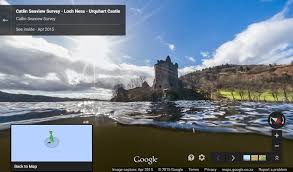 The loch ness street view has been launched on the same date a faked photograph of the monster was published in a newspaper in 1934. Loch Ness Street View Google Earth Blog