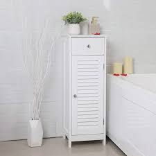 This linen cabinet in ivory white finish is a great addition to your bathroom area. Ktaxon Bathroom Storage Floor Cabinet Bathroom Cabinet Free Standing With Single Drawer And Shelf White Walmart Com Walmart Com