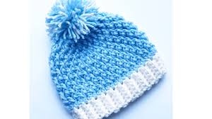Gorro A Crochet Para Bebe Recien Nacidos 0 A 3 Meses Y Mas Grande Como Tejer Gorros En Crochet 221 Youtube