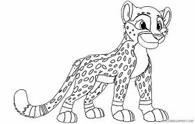 Cheetah Coloring Book Pages Animal Coloring Pages Coloring Pages For Kids Cute Coloring Pages