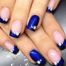 | acrylics blue nail tips. Short Royal Blue Acrylic Nails New Expression Nails