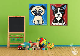 Cuteness Alert Pick Your Own Puppy And Start A Gallery Wall For Your Kids Paintingwithatwist Pwat Wine And Painting Party Paint And Sip Kids Art Class