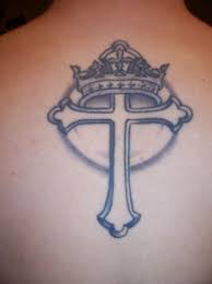 Cool cross tattoos for guys. Cross Back Tattoo Design