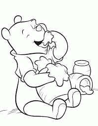 18 cutest winnie the pooh coloring pages for children. He Pooh Honey Colouring Pages Coloring Home