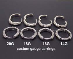 Pin On Custom Gauge Earrings