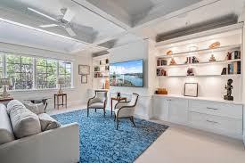 Library shelves and the rest of furniture is crafted from mahogany with a dark brown stain. Home Office Library Spaces Schrapper S Fine Cabinetry Design