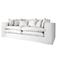 Big Sofa Xxxl Hussensofa Cloud Creme Leinen Stoff Real