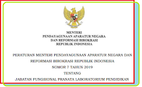 Daerah sesuai permenpan dan rb. Permenpan Rb Nomor 7 Tahun 2019 Wacana Jabatan Fungsional Pranata Laboratorium Pendidikan Blog Paperplane