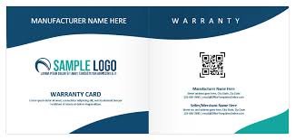 Plastic warranty card design sample | cws price lists: Free Premium Warranty Card Templates For Ms Word