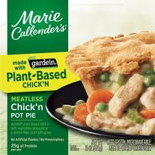 This tasty meal is ready in 4 1/2 to 6 minutes in the microwave or 45 to 50. Marie Callender S Plant Based Gardein Chick N Pot Pie Frozen Meal 15 Oz King Soopers