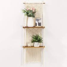 Bohemian aesthetic atelier sacremento, ca artfully authentic and soulfully appointed permanent make up studio offering the best microblading, brow shading, ombrè powder brows, lash extensions, tattoo removal, and cosmetic freckles Amazon Com Dulcii 2 Tiers Bohemian Macrame Wall Hanging Shelves 16 45 Inches Boho Decorative Rustic Wood Wall Floating Plants Shelves With Handmade Woven Rope Aesthetic Home Storage Floating Shelves Home Kitchen