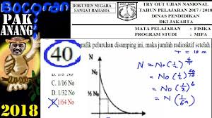 Contoh soal fisika modern pembahasan & jawabanya kelas xii/12. Pembahasan Soal To Un Fisika Sma Dki 2018 No 40 Peluruhan Radioaktif Youtube