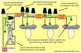 Wiring Diagrams For Household Light Switches Light Switch Wiring Home Electrical Wiring Electrical Wiring