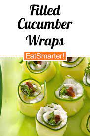 Filled Cucumber Wraps Recipe In 2021 Vegetarian Snacks Healthy Snacks Healthy Snacks Recipes
