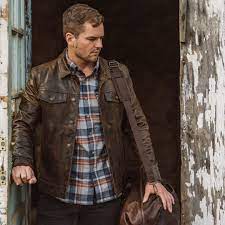Driggs Leather Jacket Brown In 2021 Brown Leather Jacket Men Brown Leather Jacket Jackets