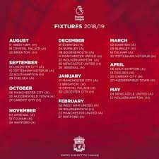 Liverpool fc premier league fixtures 2019/20. Liverpool Fc Fixtures 2015 To 2016