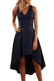 Her Fashion Navy High Low Hem Sleeveless Modern Look Midi Dress Womensfashion Dresses Musthav With Images Midi Dress Sleeveless High Low Midi Dress Black Cocktail Dress