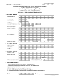 Permohonan ditutup pada 31 disember 2017. Borang Pinj Umk Dana 2 Koperasi Umkbhd Academia Edu