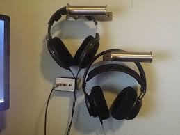 Once easy option is using an old credit card. Wall Mounted Headphone Hangars Diy Jack Holder Headphones
