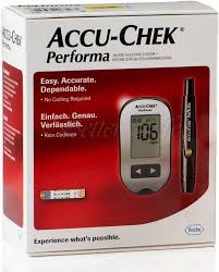 accu check performa glucometer with 10 strips