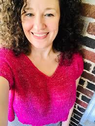 Finished Malabrigo Susurro Rift Tee pattern