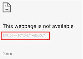 Maybe you would like to learn more about one of these? Fix Err Connection Timed Out Issue In Chrome On Windows 10