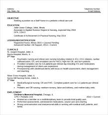 free 10+ sample nurse resume templates