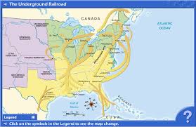 Locations related to the underground railroad are part of the network to freedom program. Map Of The Week The Underground Railroad Ubique