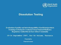 Maybe you would like to learn more about one of these? 1 Tg Dekker Who Malaysia Feb 2005 Comparative Dissolution Testing And Applications World Health Organization Training Workshop On Pharmaceutical Quality Ppt Download