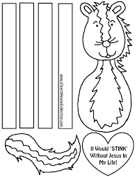 These cute deer will make you smile! Church House Collection Blog Valentine S Day Skunk Cutout Craft It Would Stink Without Jesus In My Life