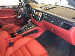 Porsche Macan Red Interior Google Search