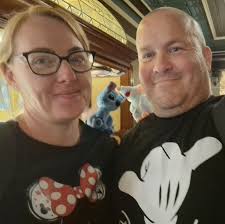 After someone to either deck or concrete side of house , depending