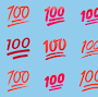 100 from emojipedia.org