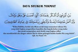  Do A Syukur Nikmat Kekuatan Doa Kutipan Agama Doa