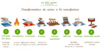 Process De Transformation Du Cacao En Chocolat Chocolat Fabrication Du Chocolat Fabrication Chocolat