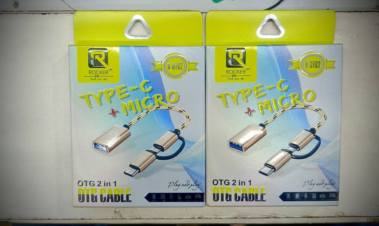 Rocker R-OTG2 Type-C + Micro USB OTG Cable product image