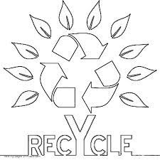 Recycle symbol coloring page at primarygames free recycle symbol coloring page printable. Recycling Symbol As A Tree Coloring Pages Printable Com
