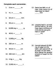 Metric Conversions Metric Conversions Converting Metric Units Measurement Conversions