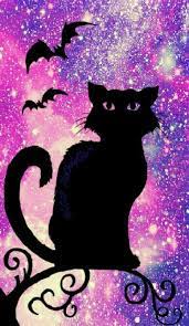 Halloween Kitty Galaxy Wallpaper I Created For The App Cocoppa Galaxy Wallpaper Backgrounds Phone Wallpapers Cute Wallpapers