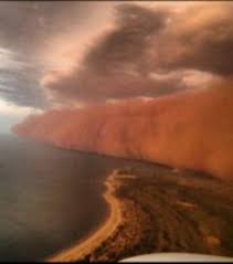 Pour l'heure, aucune victime n'est à déplorer. Une Spectaculaire Tempete De Sable S Abat Sur L Australie Blog Archipel Des Sciences