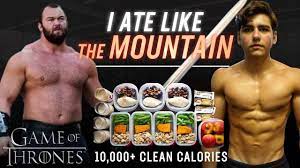I Tried Gregor The Mountain Clegane S Diet Game Of Thrones Youtube