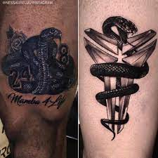 The former north carolina standout plays the same position as kobe. Nba On Espn Lebron And Ad S Kobe Tribute Tattoos Facebook