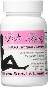 Amazon Com Purebody Vitamins The 1 Butt And Breast Enhancement Supplement All In One Formula 30 Capsules Health Personal Care