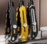 1 Uds. Cuchillo de utilidad de Metal, 10 Uds., cuchillas de 18mm, cuchillo  de bolsillo, corte de papel, cuchillo exprés de demolición, cuchillo de  arte multifuncional HY-180 - AliExpress