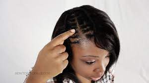 They are impeccable and many black women prefer them to wigs since only a few people can tell them apart from natural hair. Sew In Weave For Invisible Part Extensions On African American Hair Tips Advice Tutorial Part 4 Youtube
